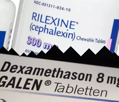 Cephalexin vs Dexamethason